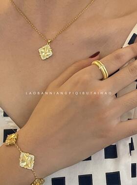 超绝！沉甸甸有质感五花镭射手链