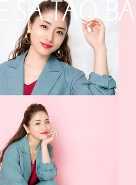 日剧天国的餐馆石原里美杂志款耳环双人床新衣来世要好好地做同款