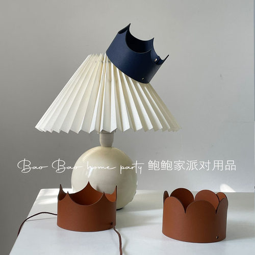 王子公主皮质王冠生日帽宝宝派对装扮头饰布置用品韩系拍照道具 - 图1