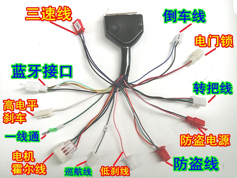 电动车智科控制器全顺电机蓝牙72260 72350无刷大功率小牛九号 - 图2