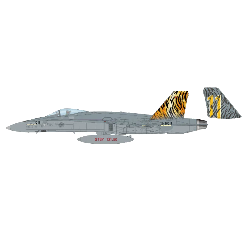 收藏家 1/72 瑞士空军F/A-18C战斗机 F18模型 北约老虎会 HA3597 - 图0