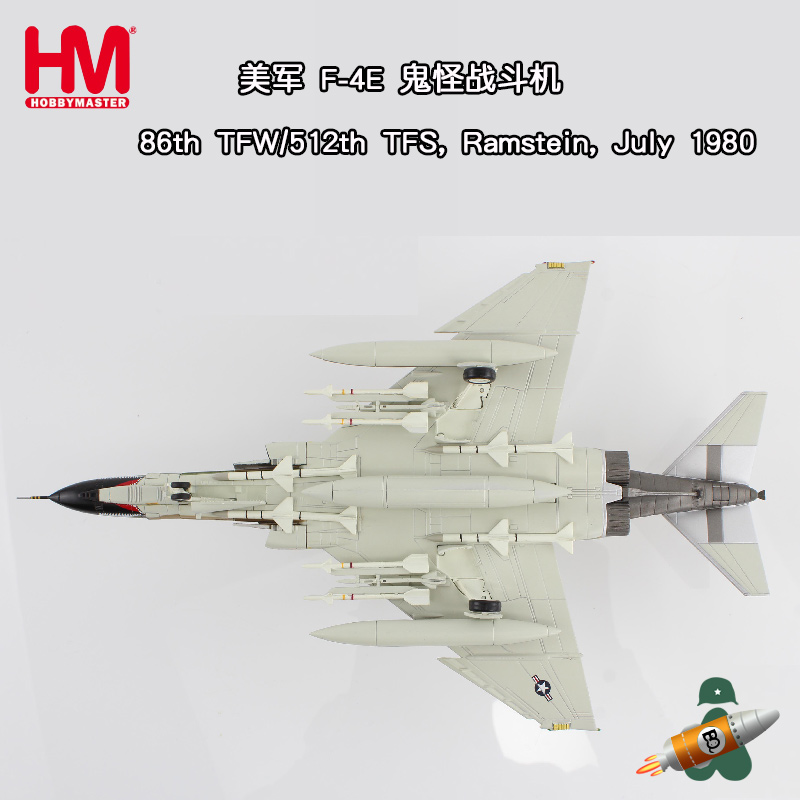 收藏家 1/72 美军 F-4E鬼怪战斗机TAM 80 拉姆斯坦 1980 HA19055 - 图2