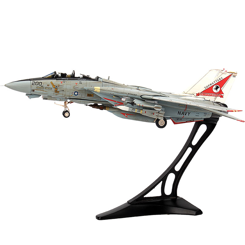 JC Wings 美国海军 F14 雄猫战斗机模型 F-14A VF-14 高帽人中队 - 图3