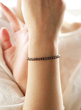 茶晶手串水晶手链转运珠