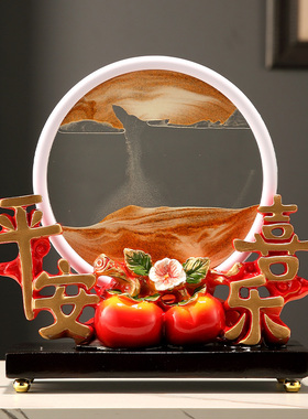 象牙沙漏摆件现代轻奢桌面树脂