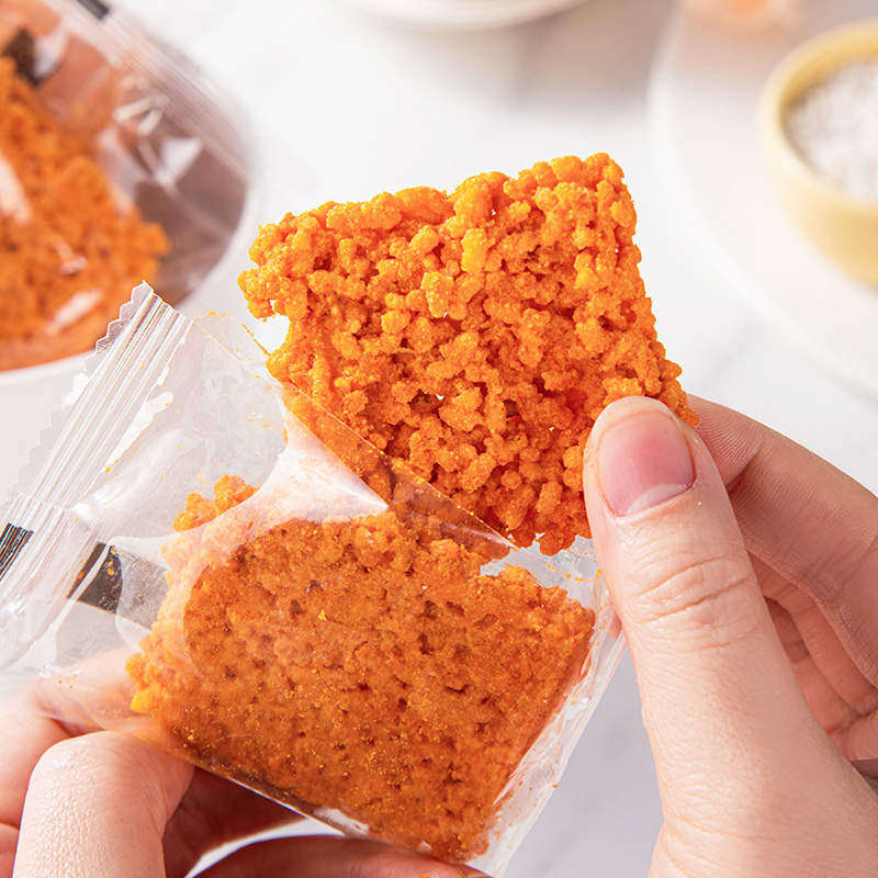 麦德龙代购宜客蟹黄味糯米锅巴708g金黄酥脆咸香美味追剧休闲零食