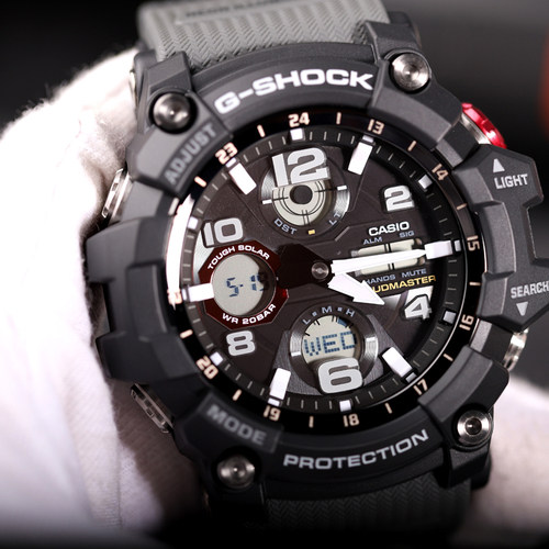 卡西欧二代小泥王G-SHOCK男士运动名牌腕表电波GWG-100-1A/1A3/GB - 图2