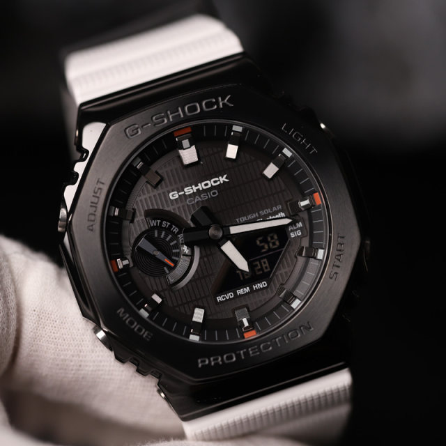 Casio Men's Dual Display Textured Trendy Waterproof Watch