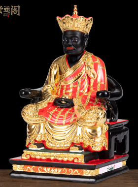 香樟木实木雕刻清水祖师