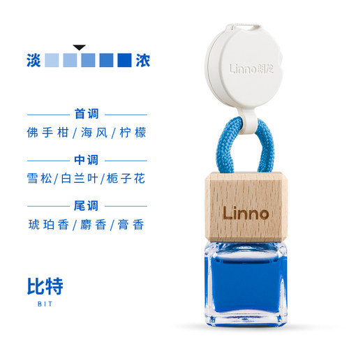 正品朗龙汽车香水精油车载悬挂式香水Bit比特魔方/晶钻 柑橘海洋 - 图1