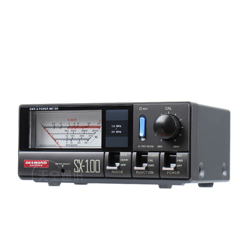 SX-100 日本钻石天线产品 驻波表 短波 1.6-60Mhz 3kW - 图0