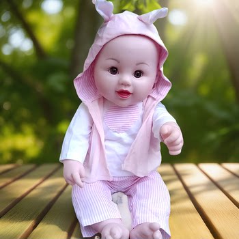 237 Voice Talking Doll Nebonier 50cm Newborn Doll Simulation Doll ເສື້ອຜ້າເດັກນ້ອຍ