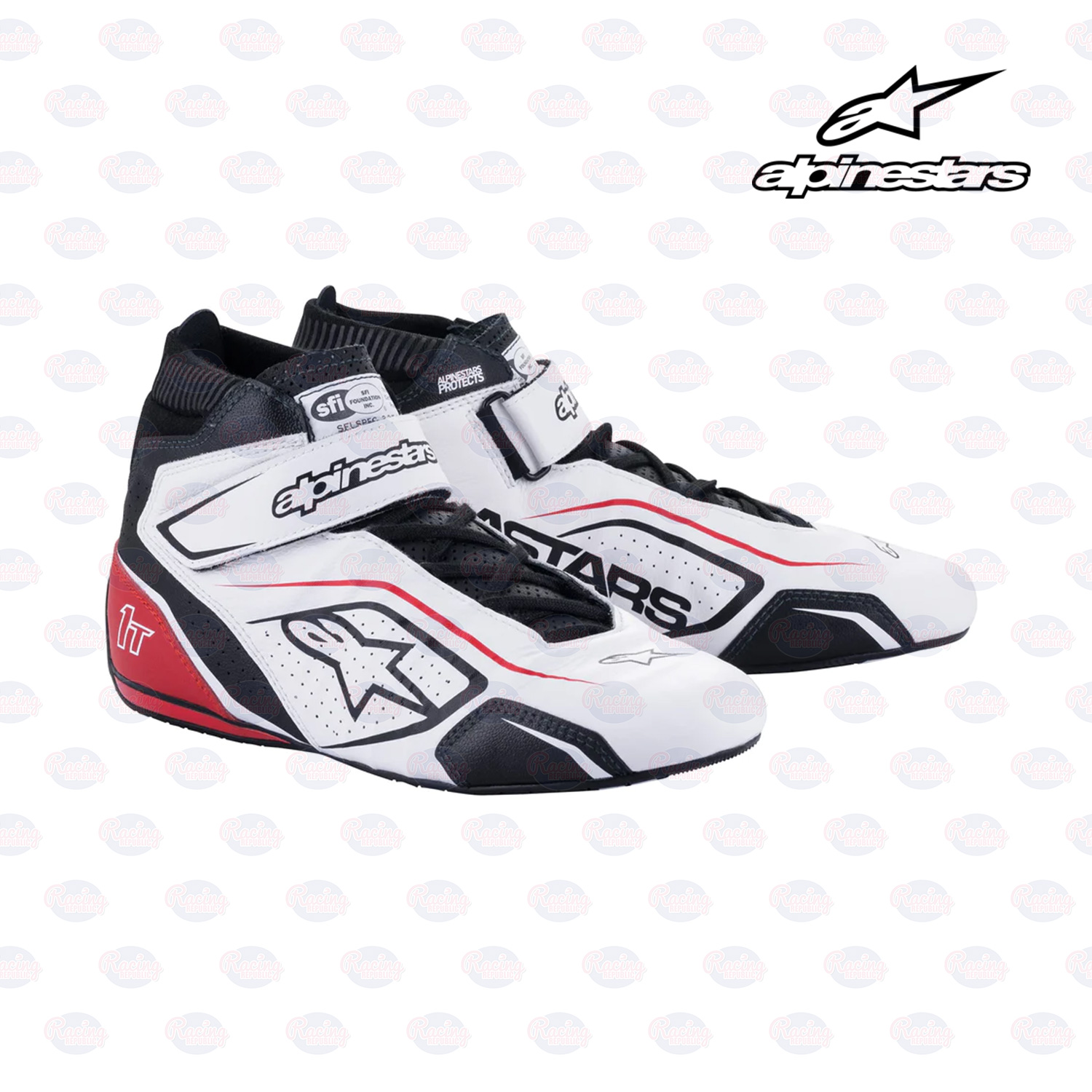 ALPINESTARS 1T FIA认证防火赛车鞋 方程式 卡丁车 房车GT3 F4 F3 - 图2