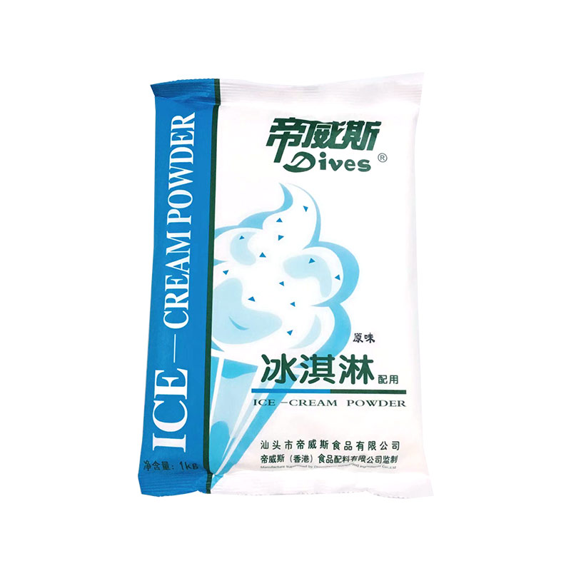 帝威斯1kg商用软冰淇淋粉甜筒圣代冰激凌粉冷饮1000克*12包整箱价-图3