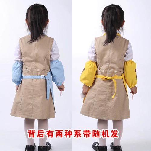 Летний водонепроницаемый фартук без рукавов подходит для мужчин и женщин для девочек для детского сада для еды, подходит для подростков