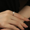 Golden Charm 7-8mm perfect round akoya seawater pearl ring S925 silver bracelet gift for girlfriend