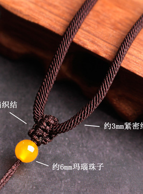 简约吊坠挂绳男女款挂坠黄金绳子