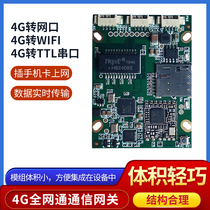 4G-turn serial port dual network port module data wireless transmission module with DTU audio-video network broadcast AF790D