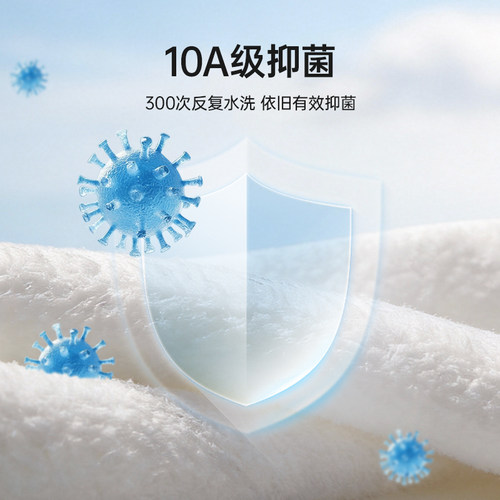 洁丽雅10A抑菌周抛茸茸洗脸巾悬挂吸水加厚小毛巾洁面柔软擦脸巾 - 图1