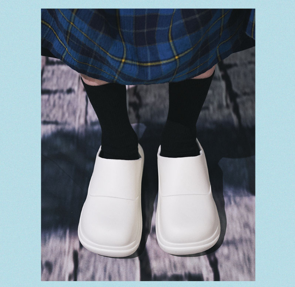 首尔的米家ROCKFISH WEATHERWEAR女鞋白色休闲拖鞋HAYDEN CLOG - 图2