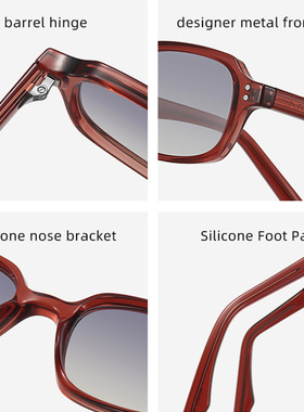 （精品丙酸插芯插针跨境货源欧美）2026墨镜男女士太阳镜眼镜厂家