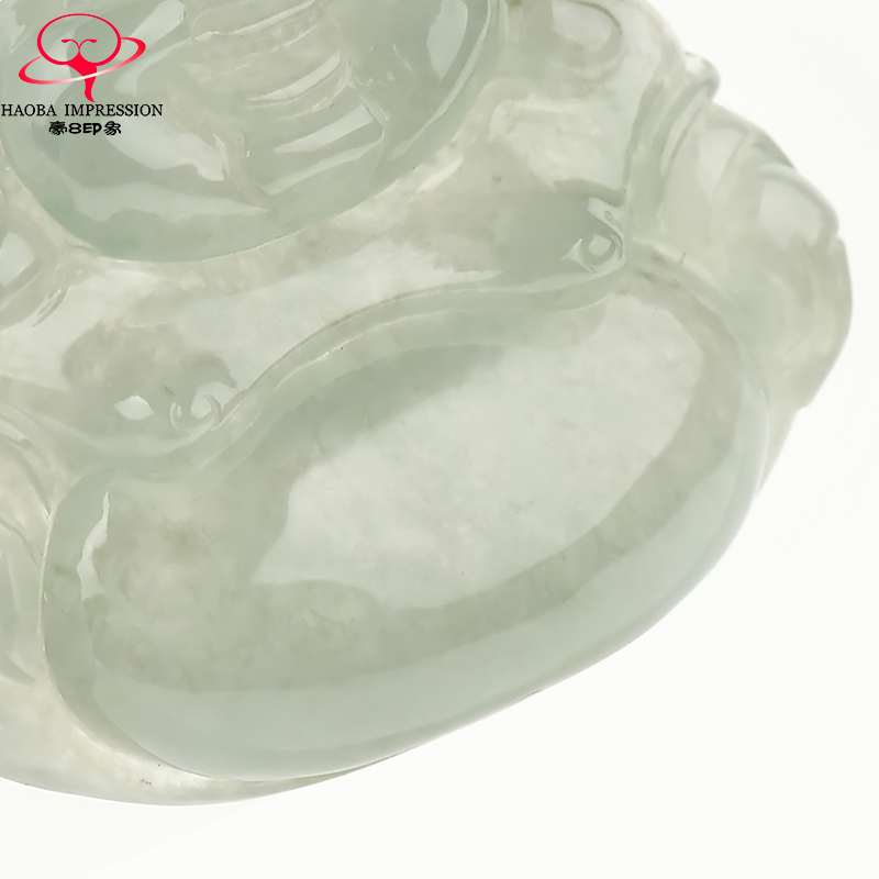 豪8印象x1149天然翡翠笑佛吊坠 豪8印象颈饰