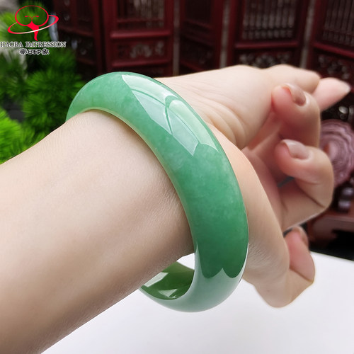 豪8印象手镯之家S8缅甸翡翠玉镯子.天然A货珠宝玉石饰品.多款带证 - 图2