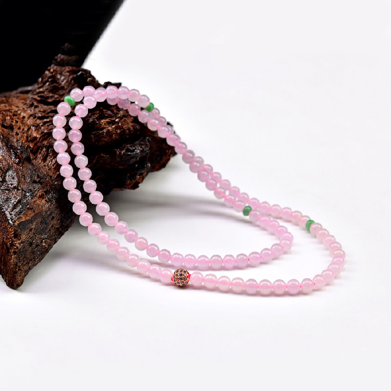 豪8印象qs256天然翡翠冰种项链 豪8印象颈饰