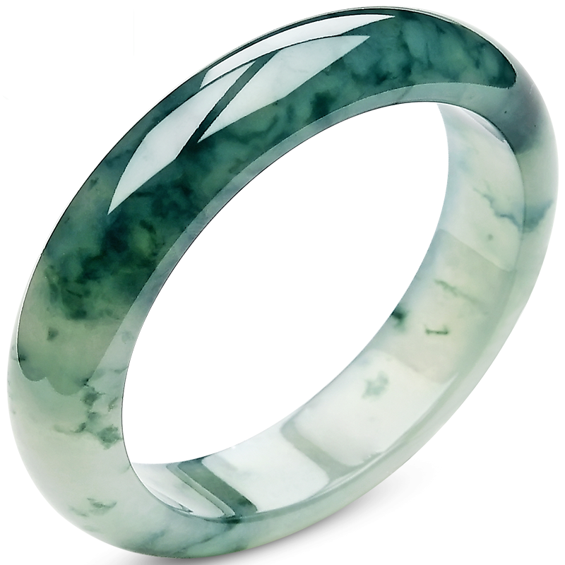 豪8印象f664玉镯女款冰种翡翠手镯 豪8印象手饰