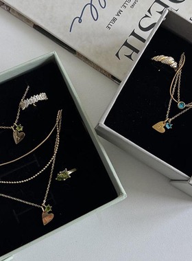 原创私人字母项链定制伴手礼盒