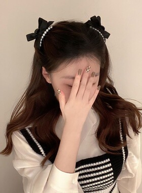 珍珠蝴蝶结小号抓夹女刘海夹碎发前额ins风学生侧边头发夹子发卡