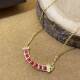 Natural pigeon blood-red ruby ​​bracelet chain pendant