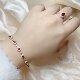 Natural pigeon blood red ruby bracelet