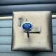 Natural colored sapphire Jiuyuan jewelry royal blue