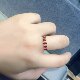 Natural pigeon blood red ruby ring