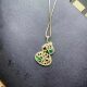 Natural colored treasure emerald Jiuyuan jewelry wood color