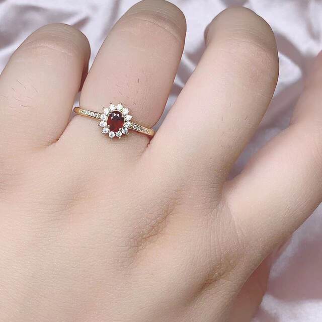 925 silver pigeon blood red ruby Princess Diana natural color treasure