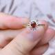 925 silver pigeon blood red ruby Princess Diana natural color treasure