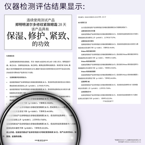 CMM郑明明波尔多修纹紧致眼霜保湿抗皱紧致改善细纹官方旗舰正品 - 图3