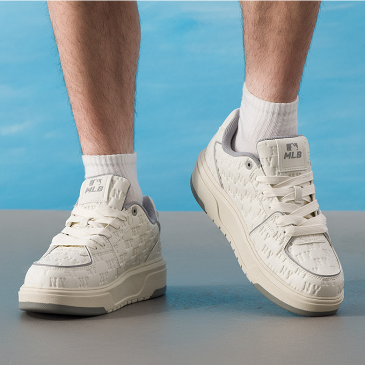 国内现货MLB鞋男女25新款NY复古老花厚底增高运动休闲鞋3ASXE035N,淘宝优惠券,粉丝福利购,淘宝优惠卷