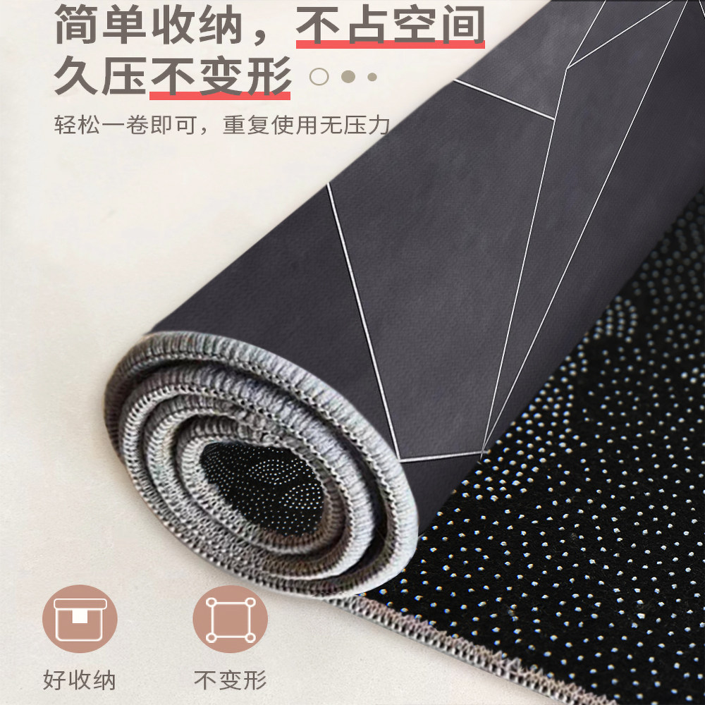 圆形地垫卧室电脑椅子地毯电竞转椅书房儿童学习书桌凳下防滑垫子,淘宝优惠券,粉丝福利购,淘宝优惠卷