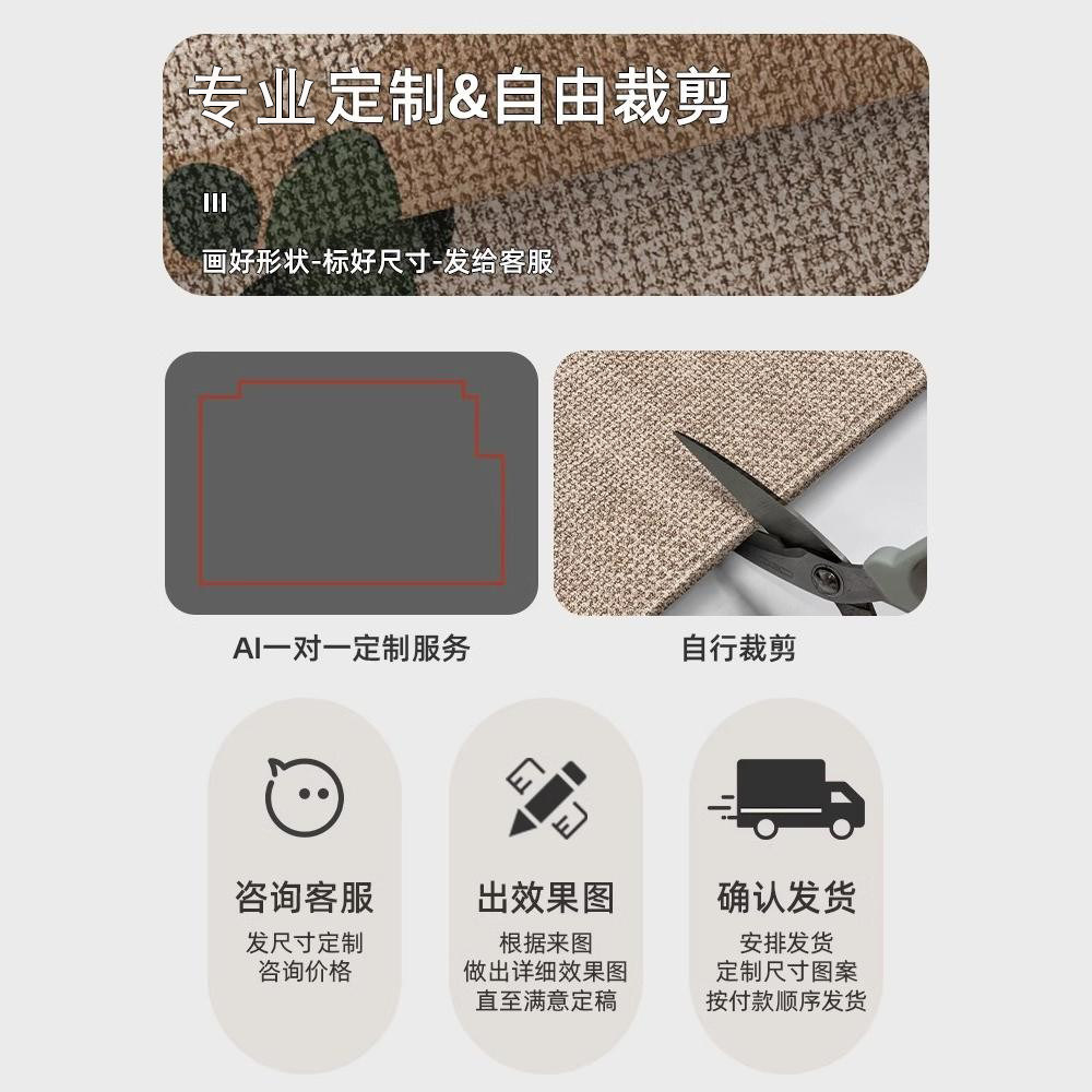 门垫家用吸尘耐脏脚踏垫入户门进门地垫玄关垫子脚垫仿剑麻防滑垫,淘宝优惠券,粉丝福利购,淘宝优惠卷