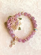 Sailor Moon Purple Pink Rhodonite Purple Horse Pink Bracelet