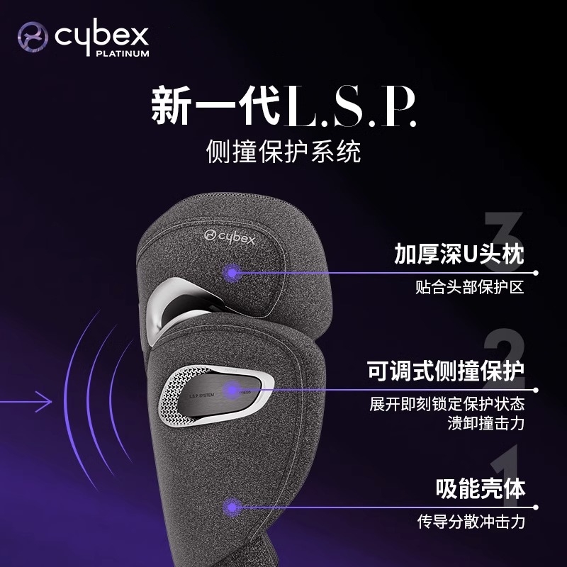 睿妈家cybex solution Z/G/T i-Fix大童儿童汽车安全座椅3-12岁 - 图2