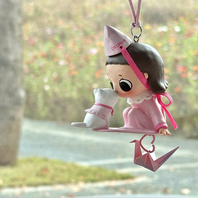 Bubble Mart cute nyota car hanger