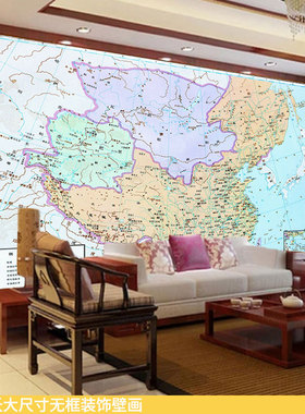 明朝地图壁画1433宣德八年全图