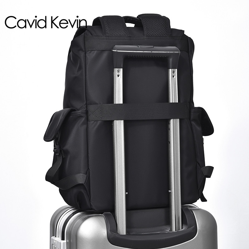 Cavid Kevin男士双肩包休闲包旅行大容量电脑包运动背包轻便书包 - 图3