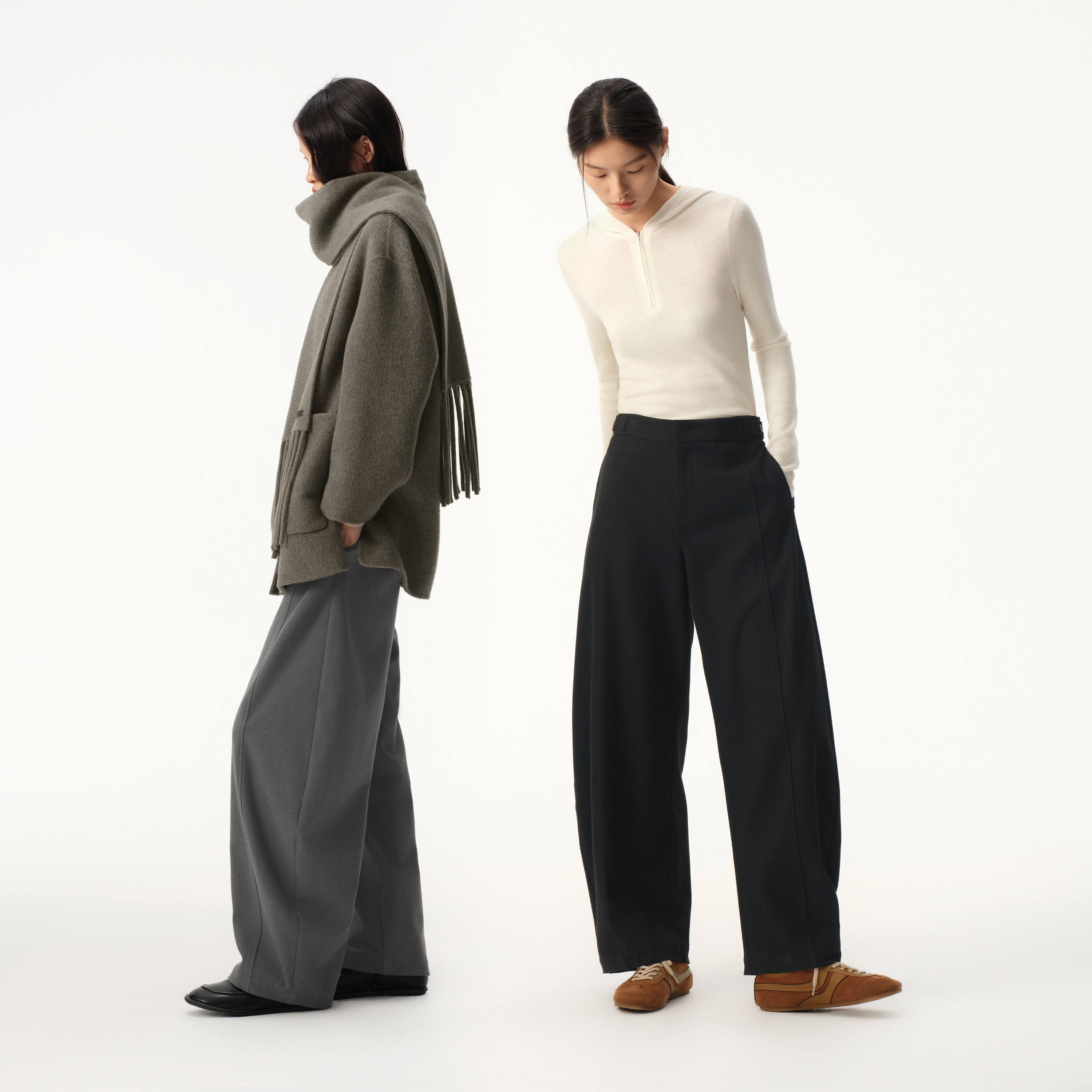 【播】秋冬O型休闲香蕉裤