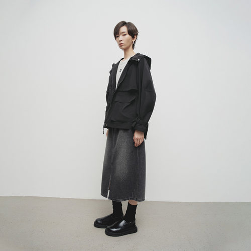 播商场同款连帽工装短外套女春秋新款户外穿搭上衣BDS1WD1162 - 图3