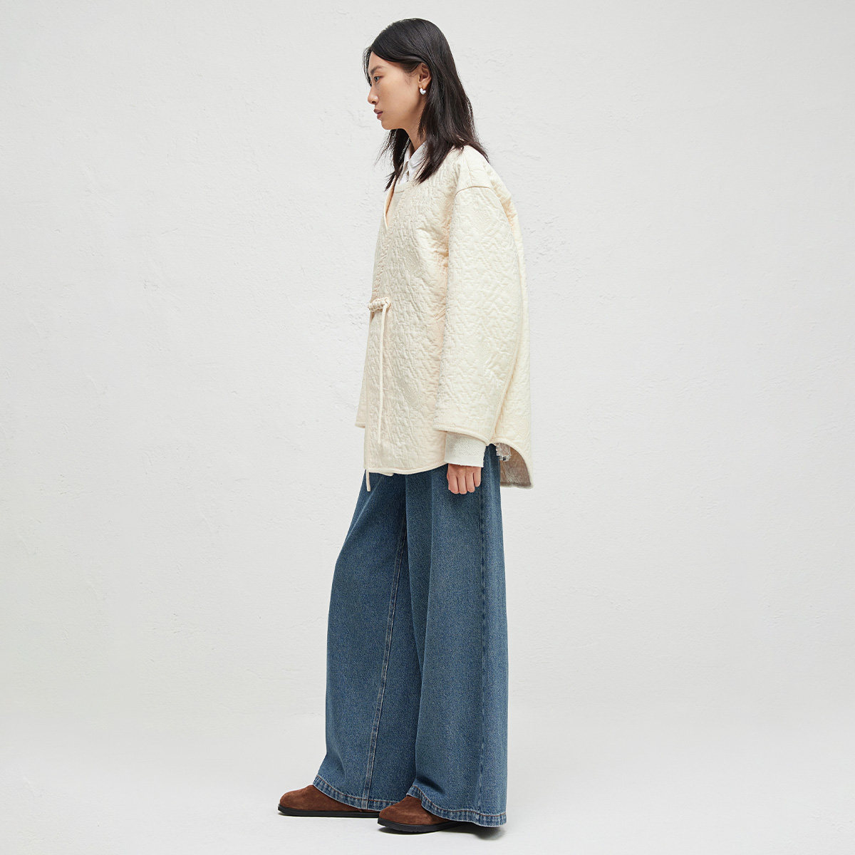 【新中式】播商场同款轻薄短外套女24秋肌理感上衣BDR3WD3225,淘宝优惠券,粉丝福利购,淘宝优惠卷